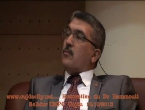 Dr Belkhir Hammouti Honoré par l'université Mohammed Premier a oujda