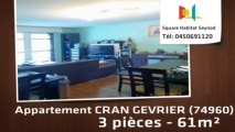 A vendre - Appartement - CRAN GEVRIER (74960) - 3 pièces - 61m²