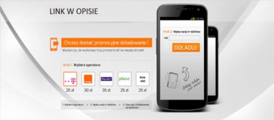 Darmowe Doladowania (orange, plus, t-mobile, play) ZASIL TELEFON 2014 AKTUALIZACJA