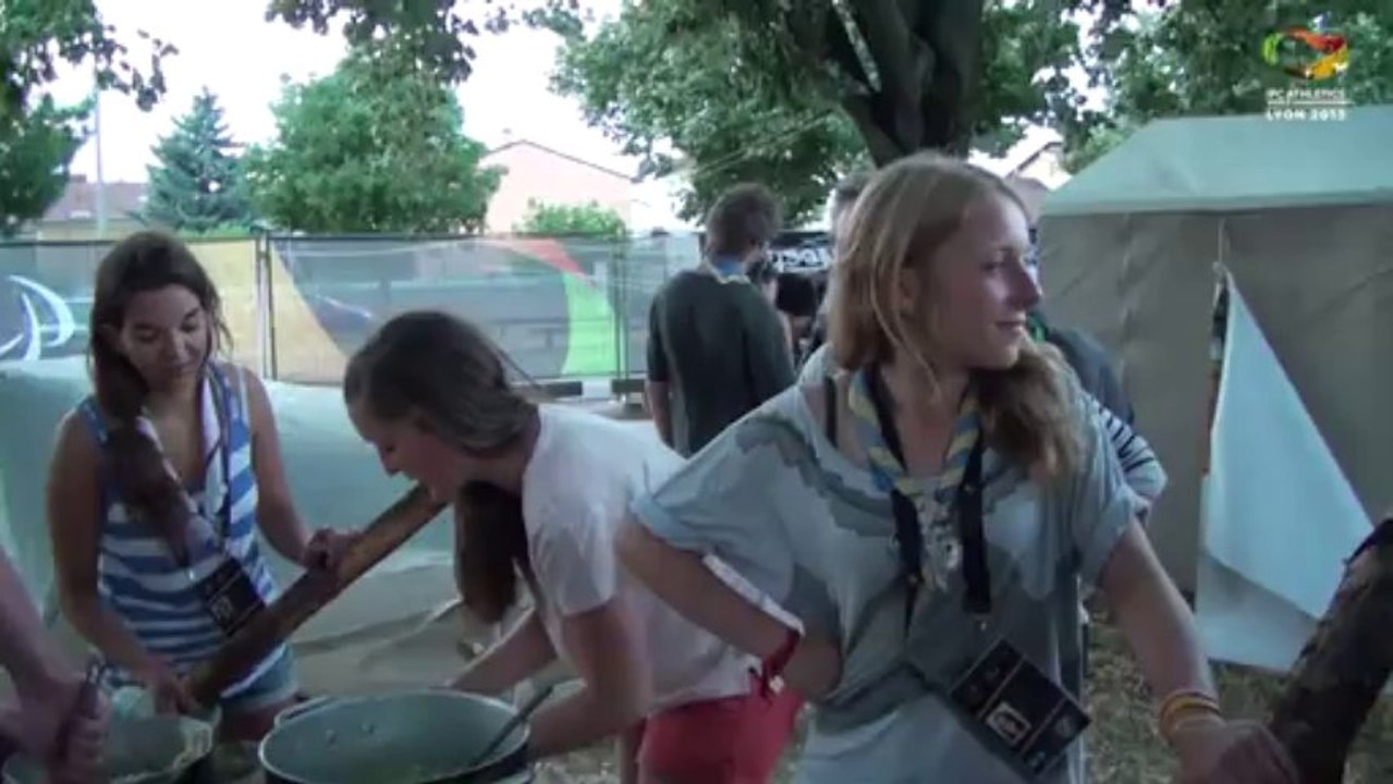 Concours culinaire chez les scouts volontaires des Mondiaux 2013