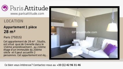 Appartement Studio à louer - Bir Hakeim, Paris - Ref. 6103