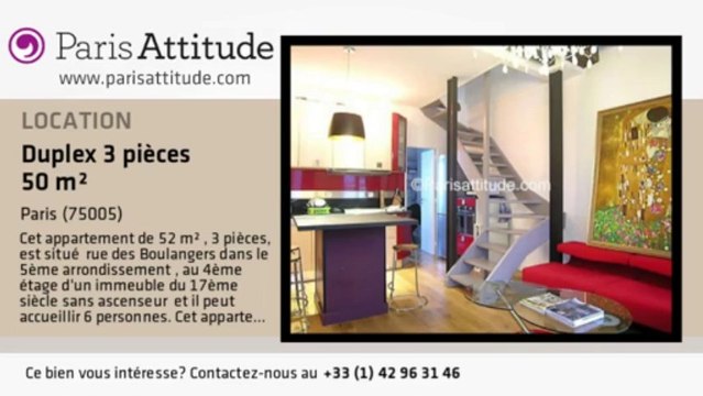 Duplex 2 Chambres à louer - Place Monge, Paris - Ref. 6798