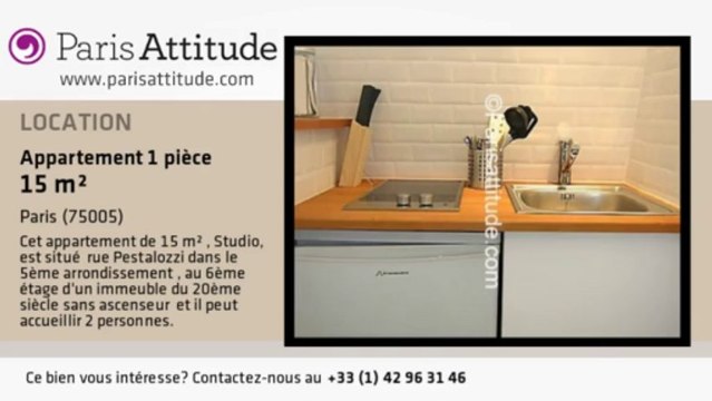 Appartement Studio à louer - Place Monge, Paris - Ref. 7667