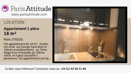 Appartement Studio à louer - Jasmin, Paris - Ref. 8385