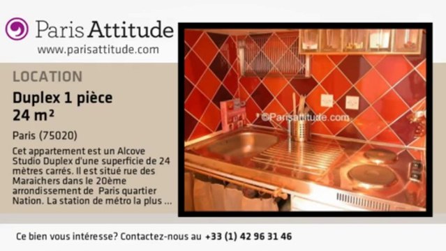 Duplex Alcove Studio à louer - Porte de Vincennes, Paris - Ref. 653