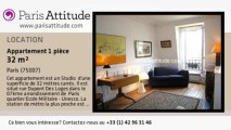 Appartement Studio à louer - Tour Eiffel, Paris - Ref. 2189