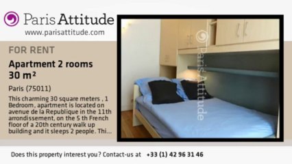 1 Bedroom Apartment for rent - Ménilmontant, Paris - Ref. 6039