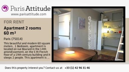 1 Bedroom Apartment for rent - Alésia, Paris - Ref. 5352