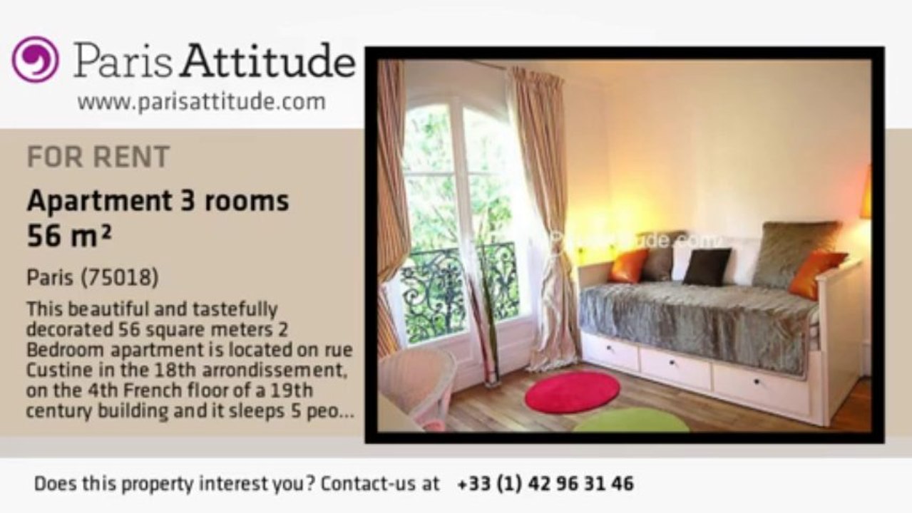 2 Bedroom Apartment for rent - Jules Joffrin - Mairie du 18ème, Paris - Ref. 3550