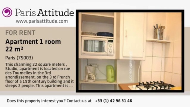 Studio Apartment for rent - Place des Vosges, Paris - Ref. 1733