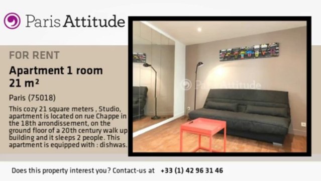 Studio Apartment for rent - Sacré Cœur, Paris - Ref. 8685