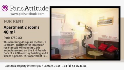 1 Bedroom Apartment for rent - Maison de la Radio, Paris - Ref. 4511