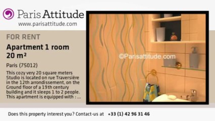 Studio Apartment for rent - Ledru-Rollin, Paris - Ref. 807