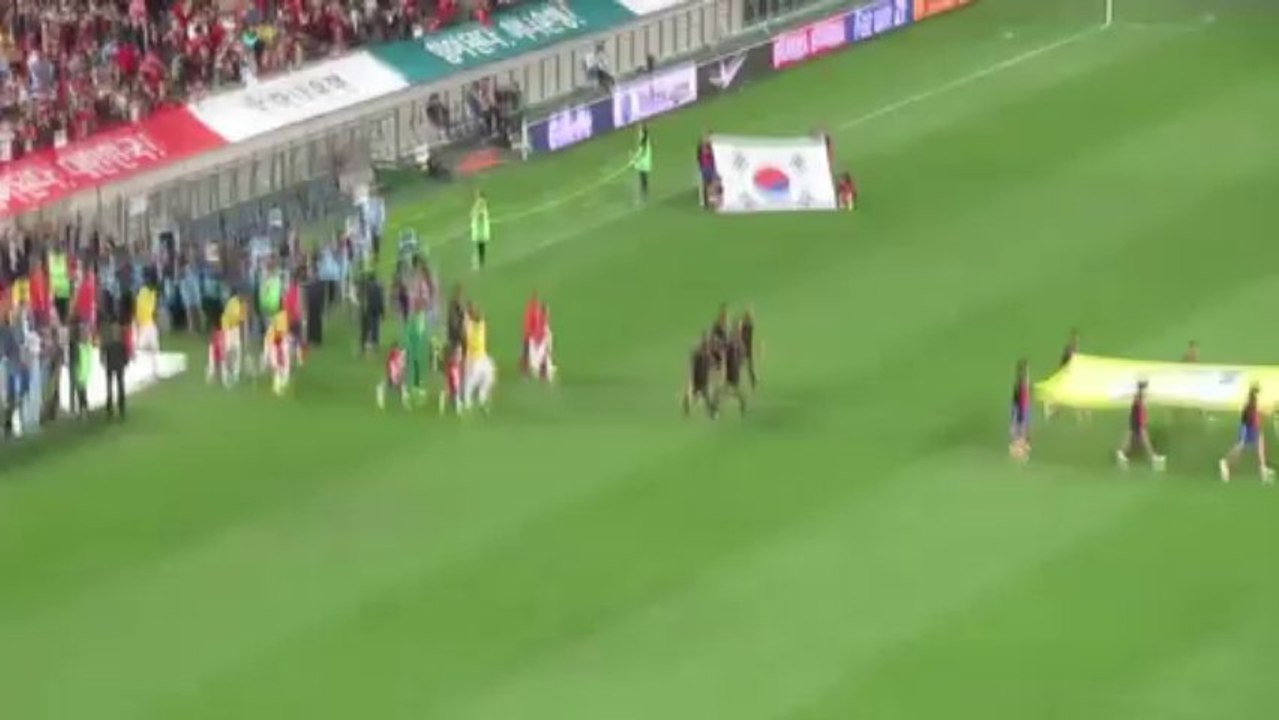 entrée joueurs - Einzug der Spieler