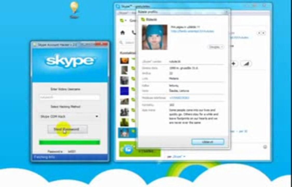 Comment pirater un compte skype gratuitement (Octobre - Novembre 2013)
