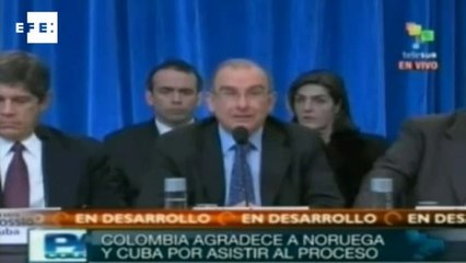 Download Video: Governo colombiano e Farc abrem mesa de negociações na Noruega