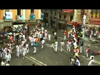 Seven injured in Pamplona's Running of the Bulls