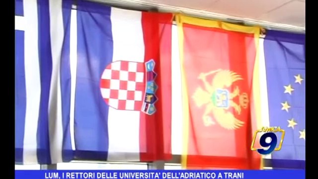 LUM, i rettori delle Università dell'Adriatico a Trani