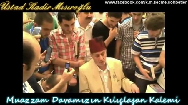 Kadir Mısıroğlu Ankara Kocatepe Camii Kitap Fuarı'nda - Üstad Kadir Mısıroğlu