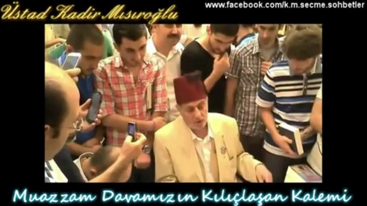 Kadir Mısıroğlu Ankara Kocatepe Camii Kitap Fuarı'nda - Üstad Kadir Mısıroğlu