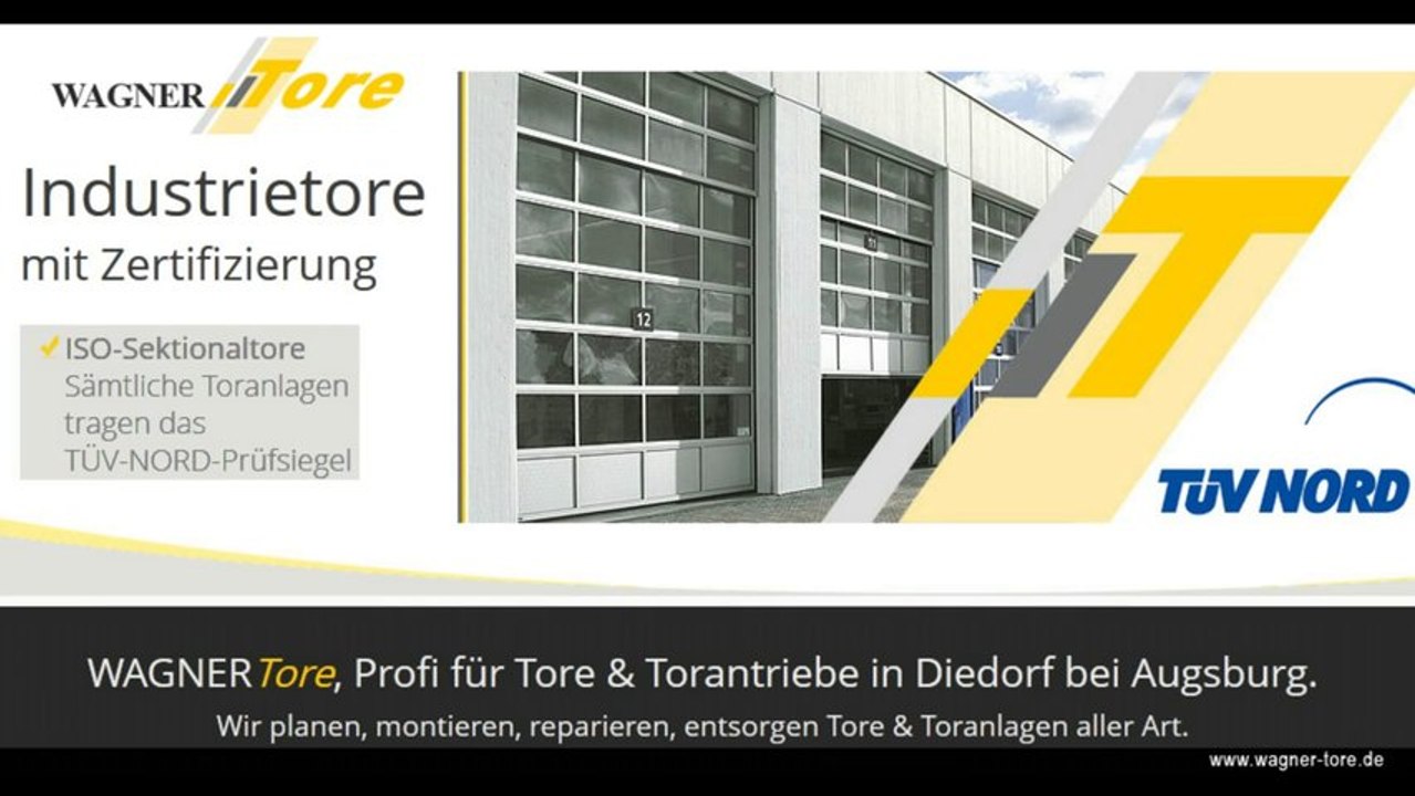 Industrietore, Industrietoranlagen - Wagner Tore - Augsburg