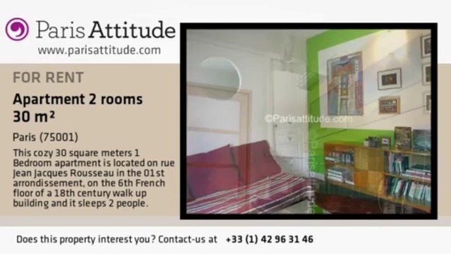 1 Bedroom Apartment for rent - Châtelet, Paris - Ref. 4669