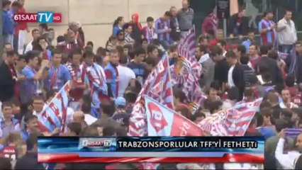 Bordo mavili taraftar TFF'yi fethetti 1