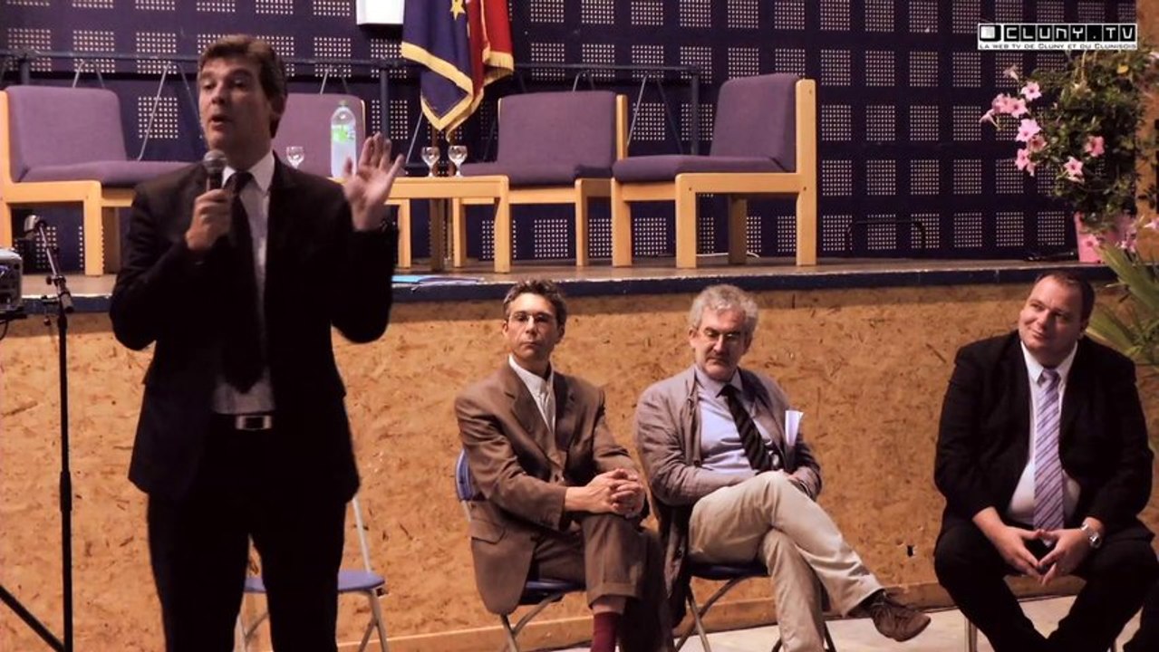 Extraits de la réunion publique avec Arnaud Montebourg sur le projet Cluny IV