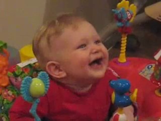 Baby Laughing Hysterically