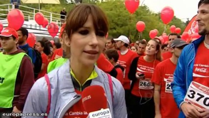 Dario Barrio corre en la marcha para fomentar vida saludable