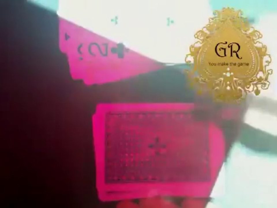 FOURNIER 818 BLUE marked cards with invisible ink for new model 2014 infrared contact lenses