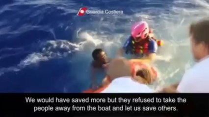 47 mülteciyi kurtaran balıkçı İtalyan askerlerince engellendi.. islamidavet.com