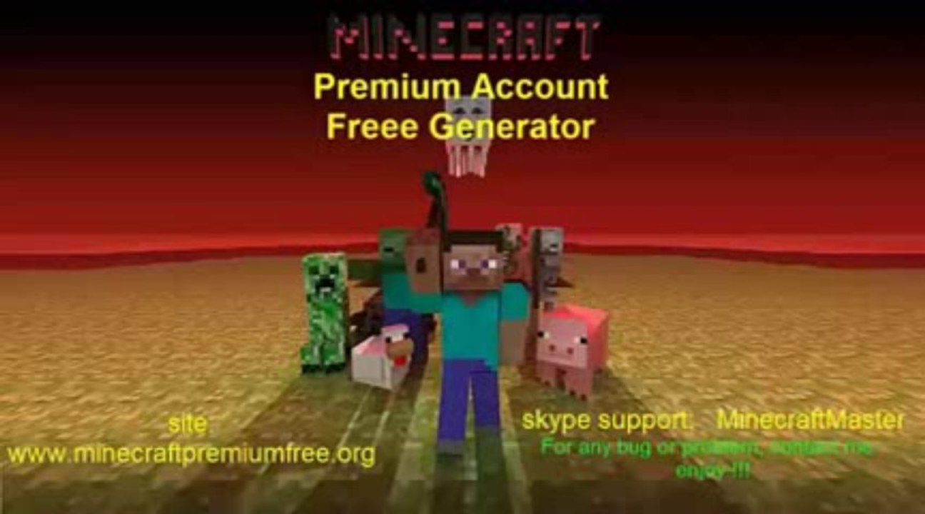 Télécharger Minecraft GRATUIT - Générateur de compte Minecraft Premium (Octobre - Novembre 2013)