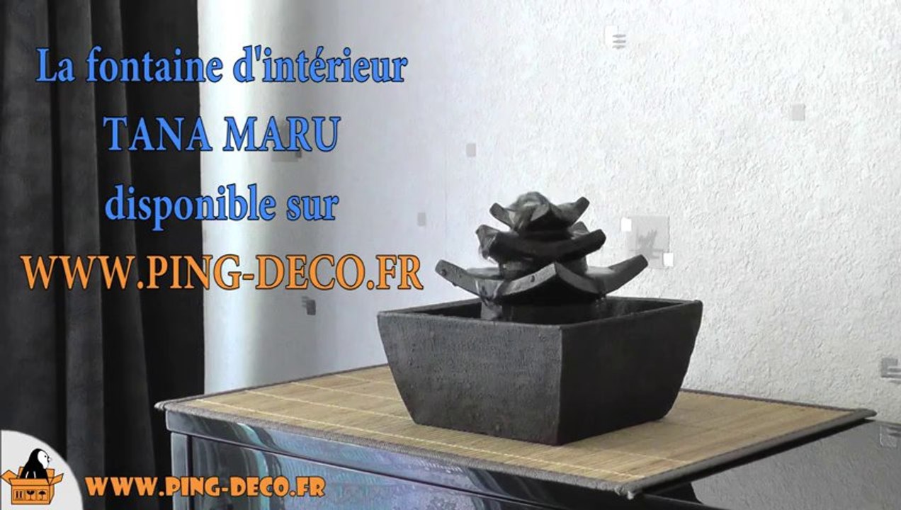 Fontaine déco intérieur temple TANA MARU (disponible sur WWW.PING-DECO.FR)