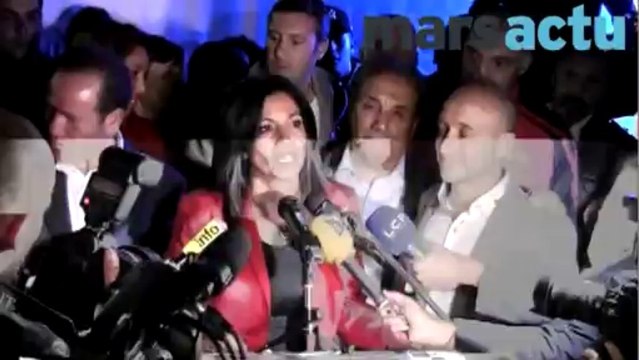 Discours de Samia Ghali 1er tour des primaires socialistes à Marseille
