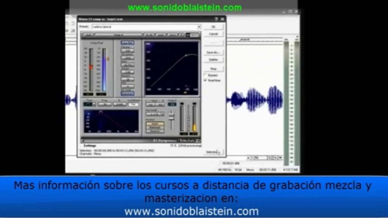 Cursos de sonido a distancia on line con tutoriales para descargar