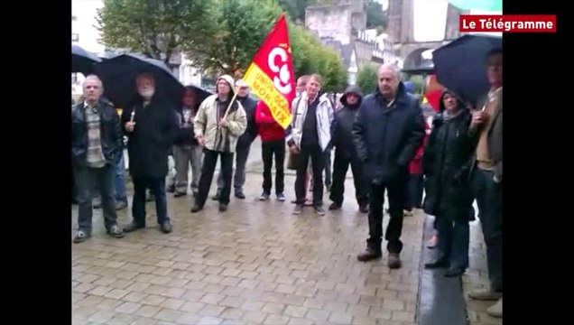 Morlaix. Réforme des retraites : entre 100 et 150 manifestants