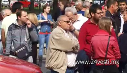 PROTESTI SDSM ZA APSENJETO NA SIPOVIC