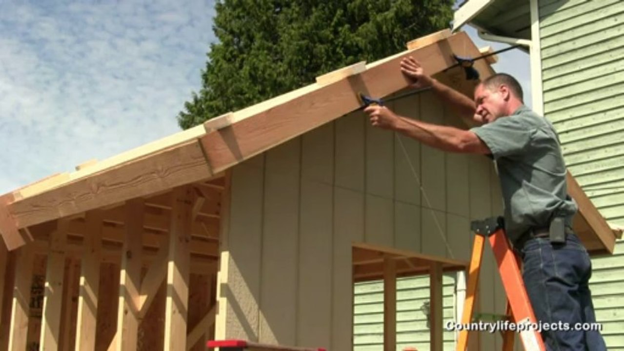 Build a Shed Like a Pro Install fascia Boards & Soffit Material