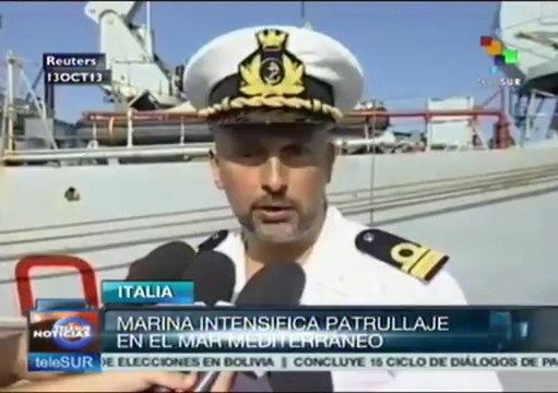 Rescatan barco con 235 inmigrantes en las costas de Italia