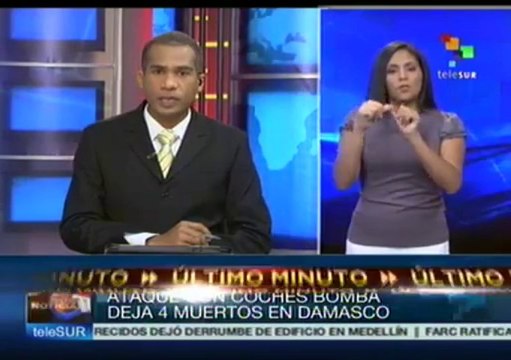 Atentado con coches bomba en Damasco deja cuatro muertos