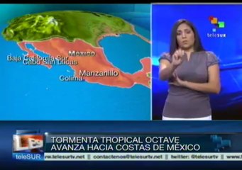 México: se crea nueva tormenta tropical en las costas del Pacícico