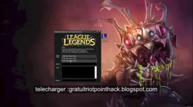 Générateur de Riot Points Gratuit - League of Legends (Octobre - Novembre 2013)