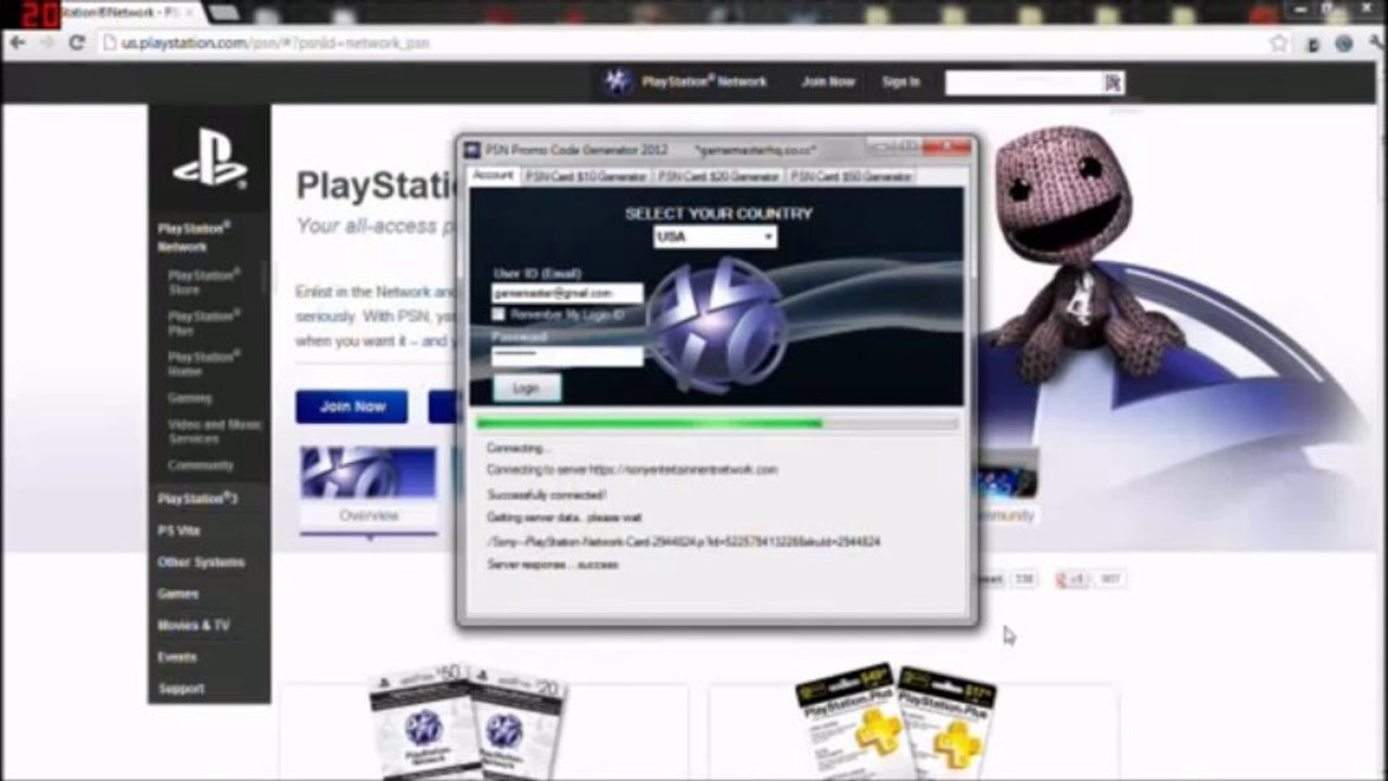 PSN Code Generator October 2013 - No Survey - Working