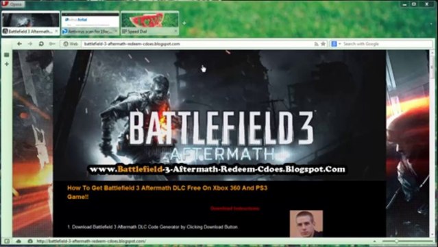 Battlefield 3 Aftermath DLC Redeem COdes Generator Xbox 360 / PS3