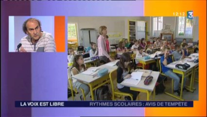 La Voix est libre : les rythmes scolaires 2ème partie
