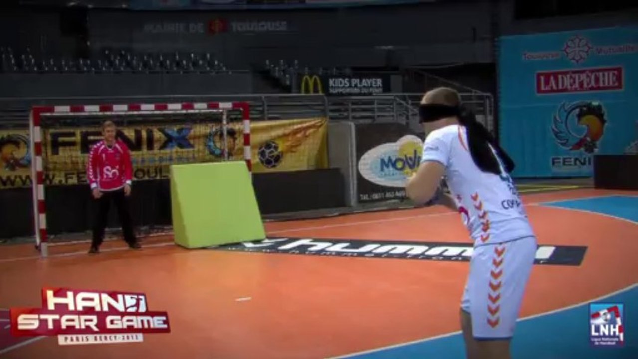 Hand Star Game - Fénix Toulouse - Défi du penalty aveugle