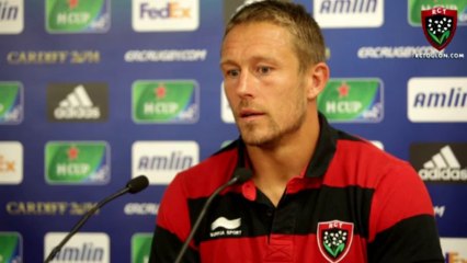Après-match Toulon - Glasgow