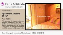 1 Bedroom Apartment for rent - Ile St Louis, Paris - Ref. 1661