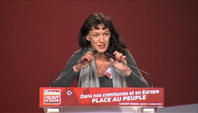 Intervention de Corinne Morel-Darleux. Convention du parti de gauche sur les élections municipales et européennes.